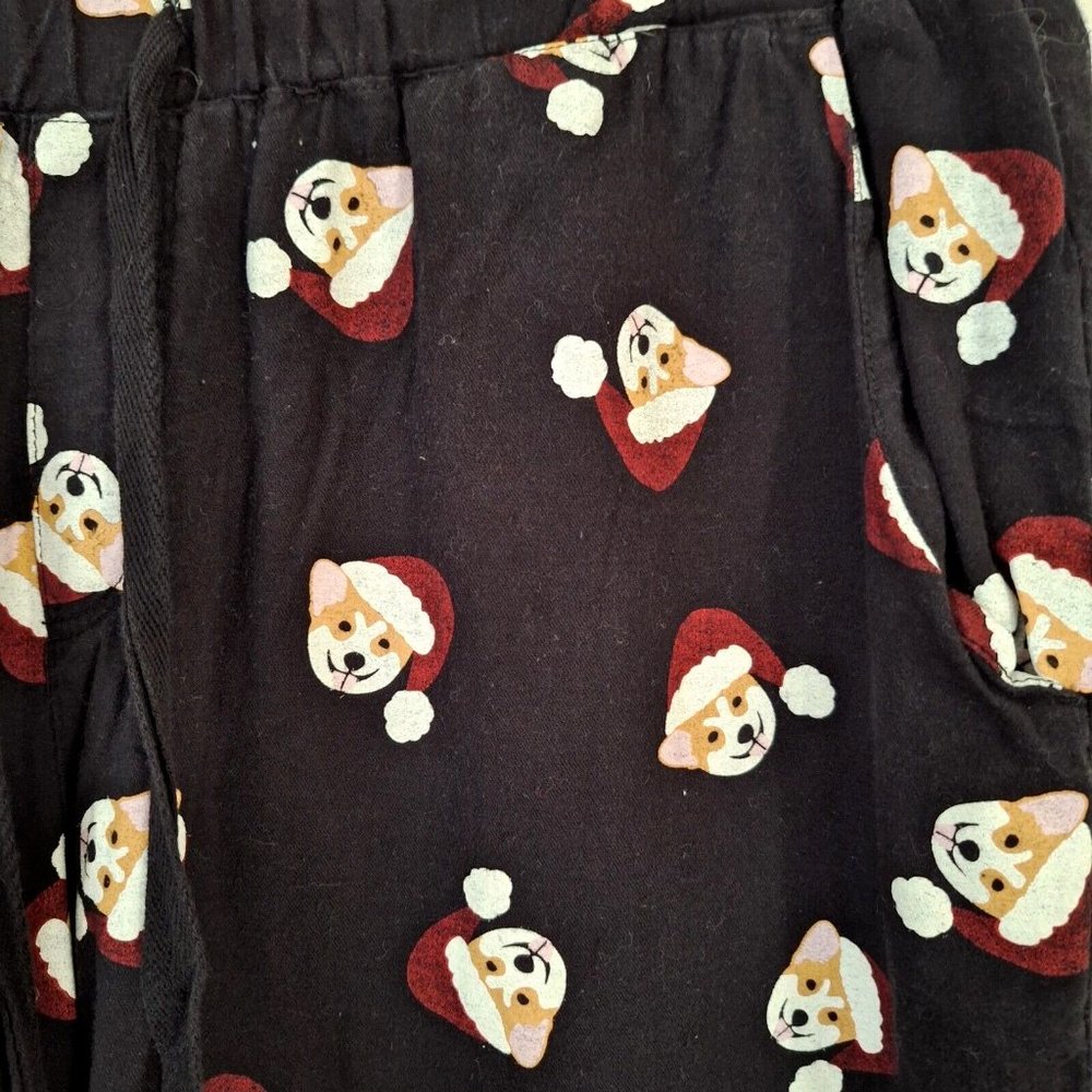 Santa Hat Doggies TORRID Flannel Pajama Relax Pants Women's